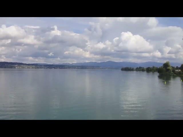 By Lake Zurich on a train to Chur