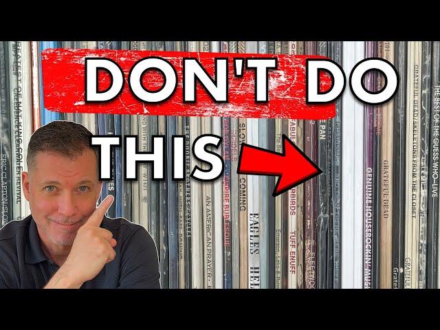 Vinyl Record Storage MISTAKES