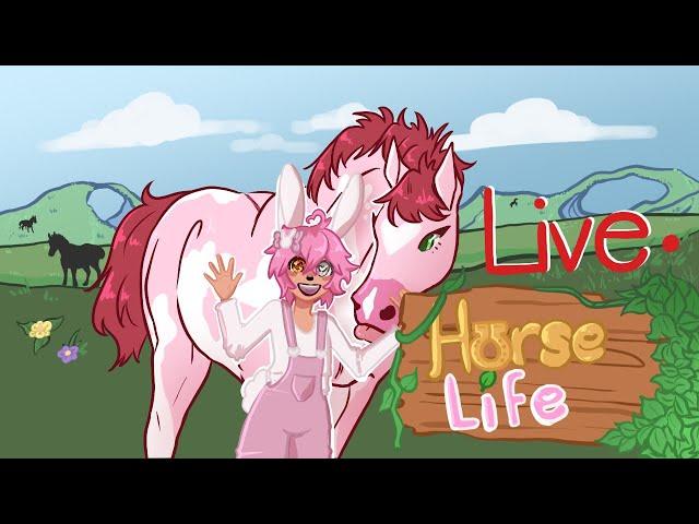 Vibing and Video Editing  | Roblox Horse Life | !rules !discord !profile