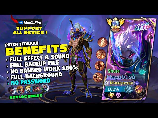 NEW! | Hayabusa 11.11 Shura Skin Script No Password | Full Effect & Full Sound  MLBB