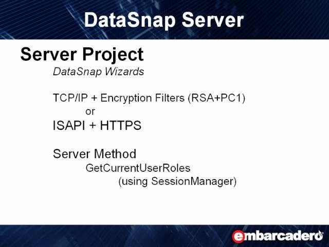 DataSnap in Action 1 - DataSnap Server