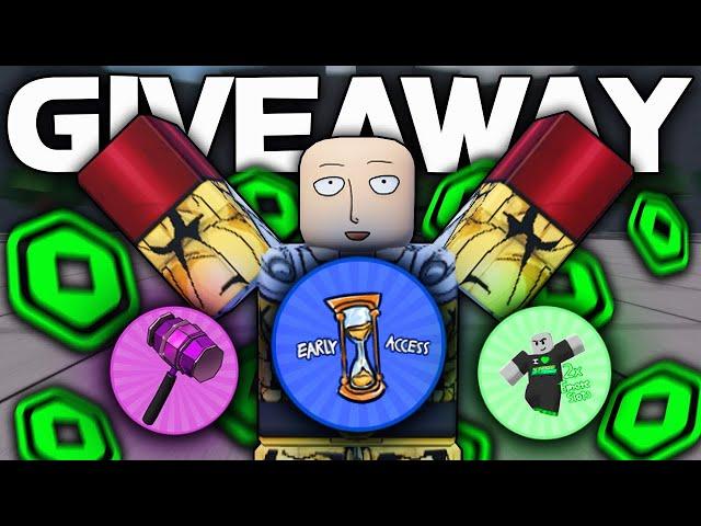 LIVE FREE Gamepasses GIVEAWAY In The Strongest Battlegrounds #roblox