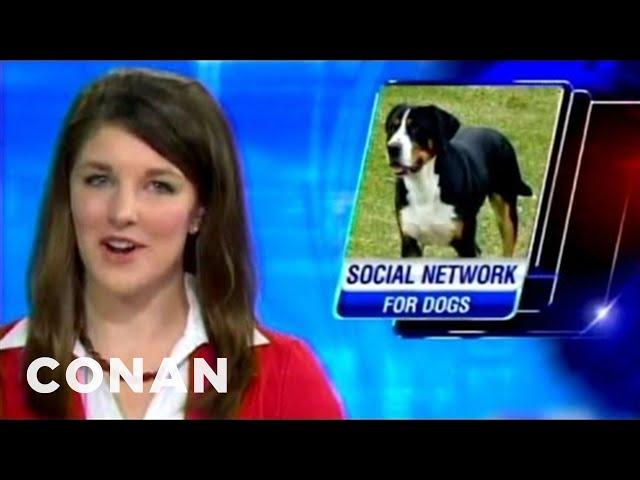 Is It Time For Dogs To Have A Social Network Of Their Own? | CONAN on TBS