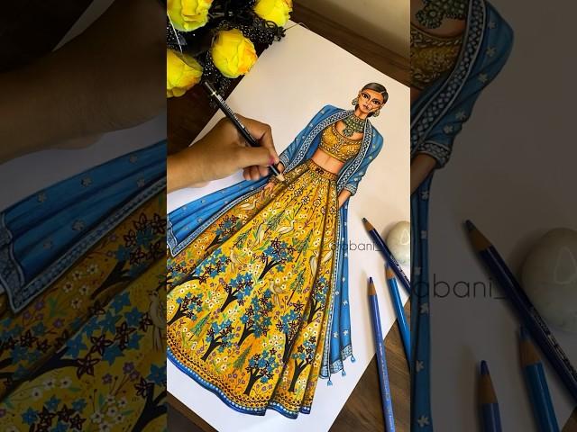 Inspiration: Anita Dongre  #fashionillustration #artstudiobysrabani
