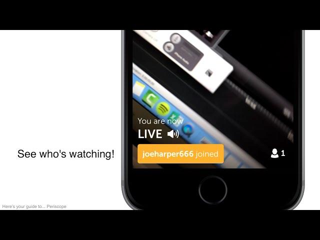 How to use the Periscope app