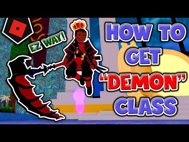 HOW TO GET DEMON CLASS FAST ON WORLD ZERO | Roblox World Zero