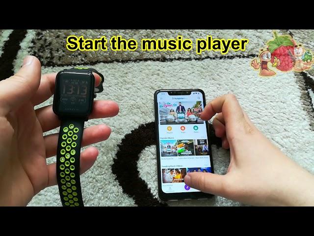 Xiaomi music control with Amazfit Bip, Mi Band 2, 3