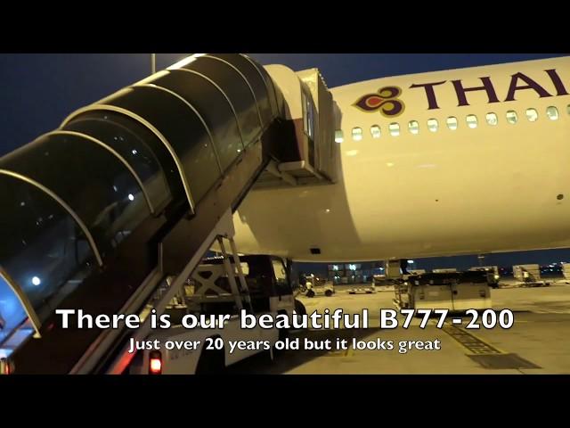 Thai Airways | Business Class | B777-200 | Bangkok to Singapore