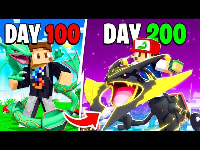 I SPENT 200 DAYS In LEGENDARY ONLY PIXELMON!