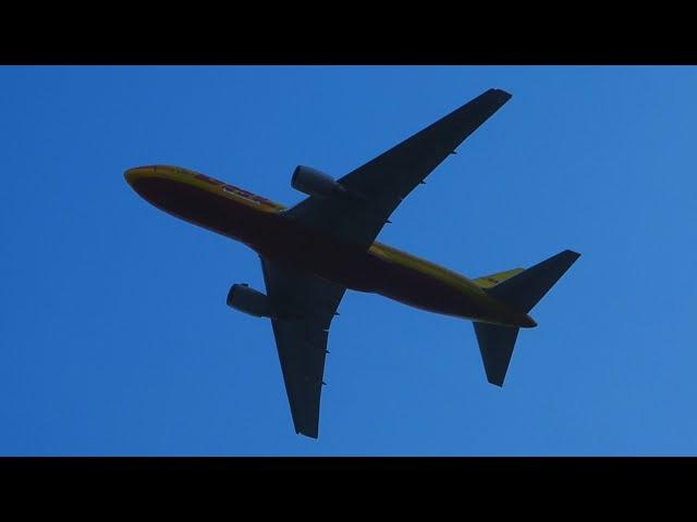 DHL Aviation (Amerijet) Boeing 767-281(BDSF) [N656GT] Takeoff from PDX