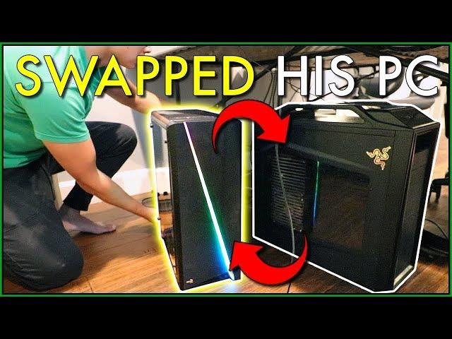 I SWAPPED My Friend's Gaming PC Without Him Knowing