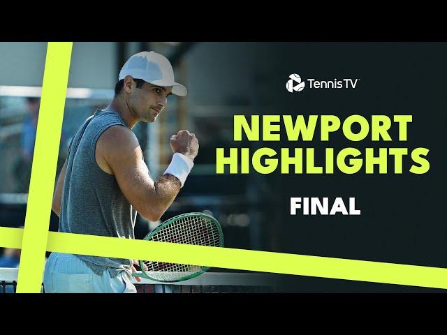 Alex Michelsen vs. Marcos Giron For The Title! | 2024 Newport Final Highlights