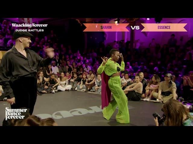 Shahin vs Essence JUDGE BATTLE  Waacking Forever | Summer Dance Forever 2024