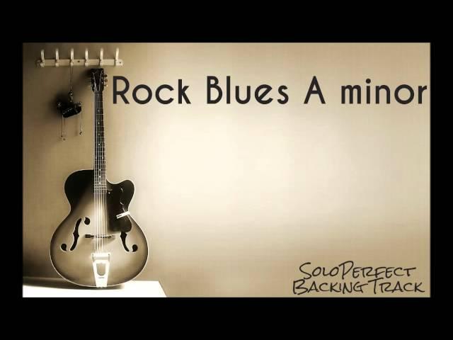 Rock Blues Backing Track in A minor