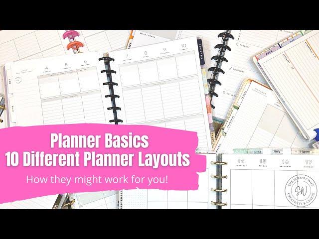 How to Plan: 10 Different Planner Layout Options || Planner Basics || The Happy Planner