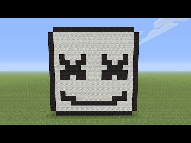 Minecraft Pixel Art - Marshmello