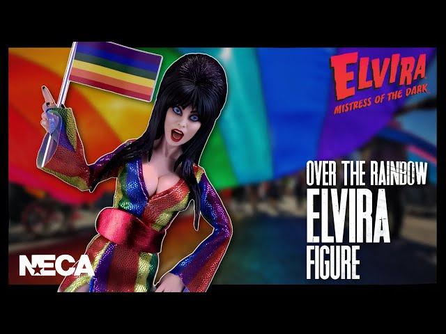 NECA Elvira Mistress Of The Dark Over The Rainbow Elvira Figure | @TheReviewSpot