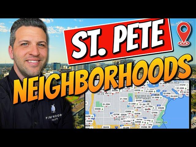 Top 5 BEST NEIGHBORHOODS To Live In St. Petersburg Florida