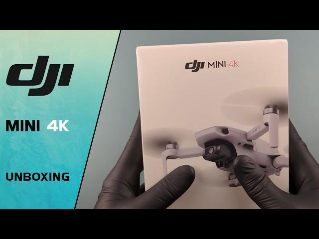 DJI Mini 4K - unboxing and weighing the drone
