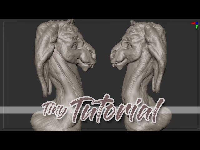 Zbrush  A technique to sculpt natural muscles / #21