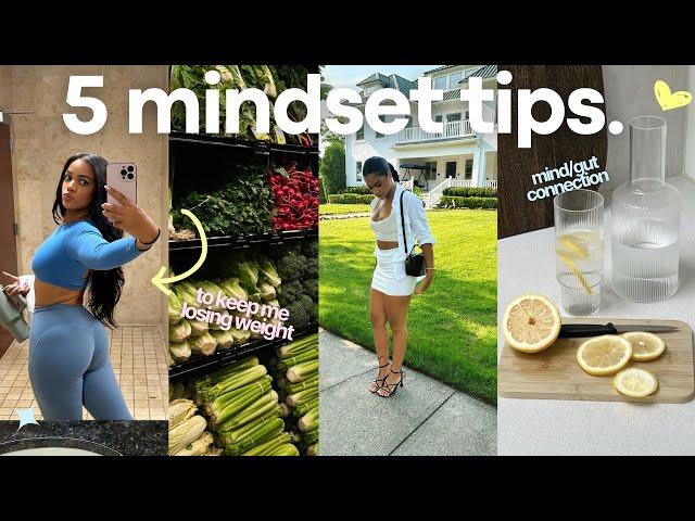 *5 Mindset Tips* to HELP Your weight loss journey stick!! mental shifts & changes