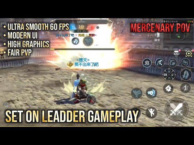 Gameplay Leadder Fair PVP (SET ON) Mercenary POV - DRAGON NEST WORLD