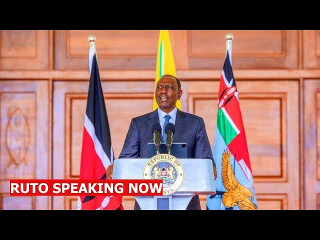 LIVE! PRES. RUTO URGENT ADDRESS TO THE NATION NOW AT STATE HOUSE AFTER GACHAGUA'S HOT INTERVIEW