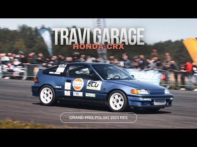 Dragrace - Travi Garage Honda CRX @ Grand Prix Polski 2023 Round 1