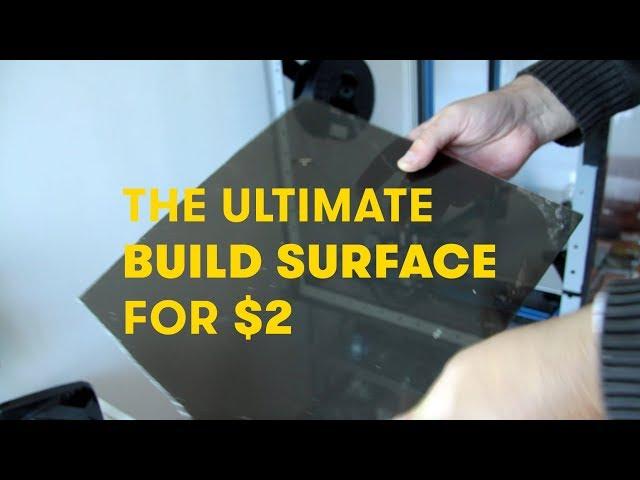 3d printing bed build surface for 2 bucks - polycarbonate (Lexan)