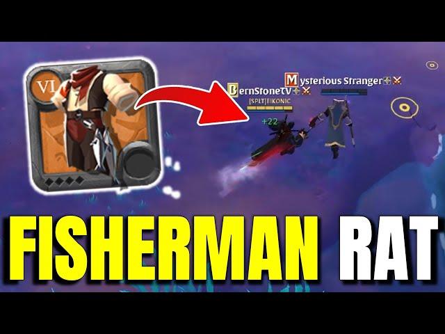 Fisherman Rat, T8 Gold Chest & Fire Staff Gameplay | Albion Online | Best of BernStone