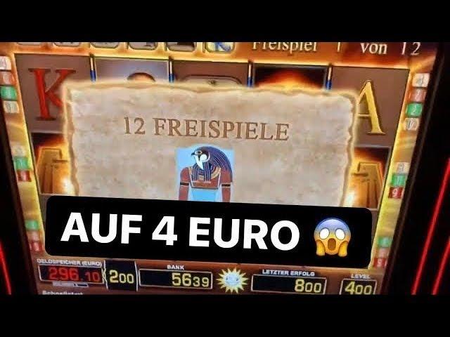 EYE OF HORUS FREISPIELE AUF 4 Euro BIS AUGE  Merkur Magie Novoline SPIELHALLE CASINO Automat