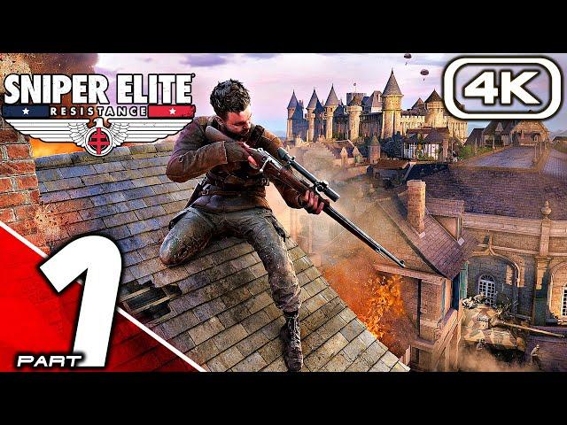 SNIPER ELITE RESISTANCE Gameplay Walkthrough Part 1 (4K 60FPS) No Commentary