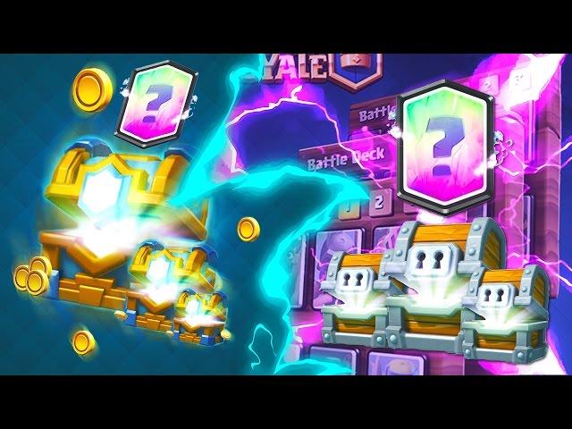 ВЫПАЛИ 2 НОВЫЕ ЛЕГИ! ОТКРЫВАЕМ ОГРОМНЫЕ СУНДУКИ И КЛАНОВЫЙ! Clash Royale