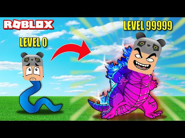 Küçük Olup Geliş ve En Güçlü Hayvana Dönüş! - Panda ile Roblox Animal Evolution Simulator