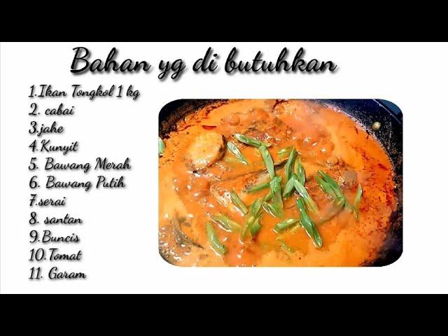 Resep Gulai ikan Tongkol ||Cara memasak ikan Gulai
