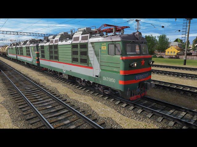 Trainz Railroad Simulator 2019 сценарий "Перегруз" DLC Ростовский узел