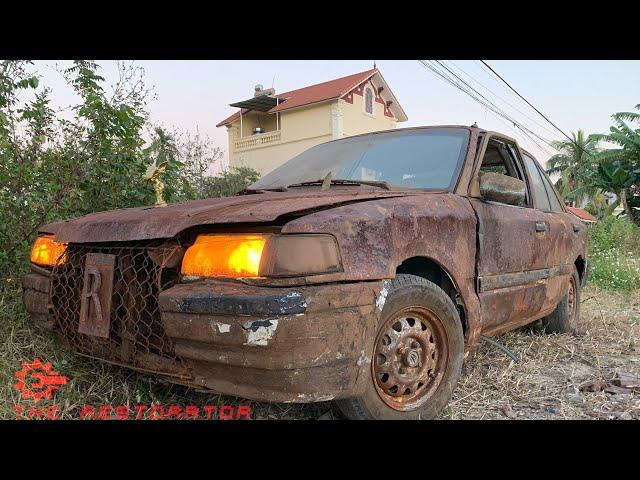 Full Restoration Old Car | Restore and Build Wood Car