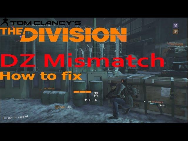 The Division Dz Mismatch Fix