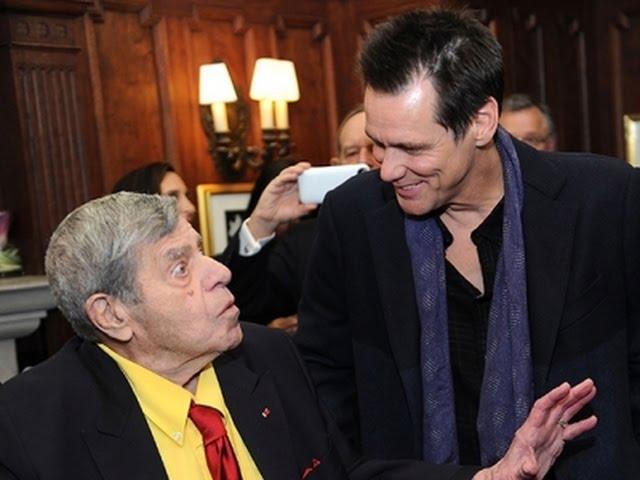 Jerry Lewis Celebrates Birthday With Jim Carrey