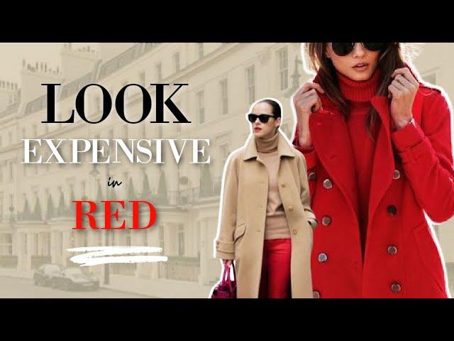 Ways to wear RED and LOOK EXPENSIVE | Classic Style over 40