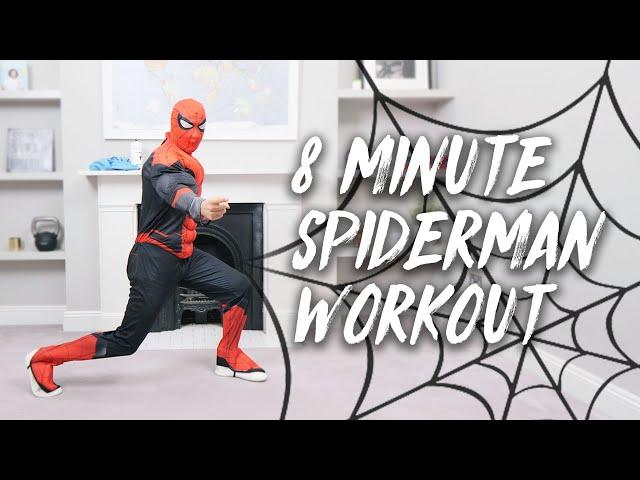 8 Minute Kids Workout With Spiderman | The Body Coach TV