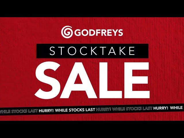 Godfreys Stocktake Sale