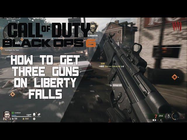 Black Ops 6 Zombies - "Liberty Falls Three Gun Glitch"