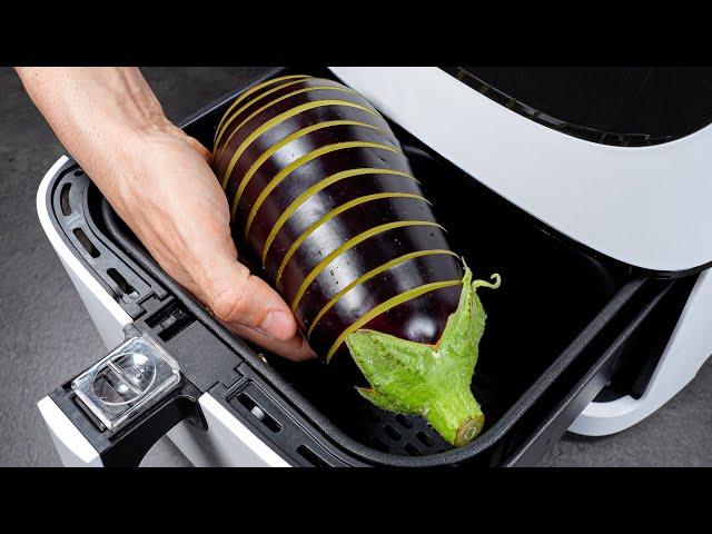Cut an Eggplant Like THIS – Air Fryer Game Changer!