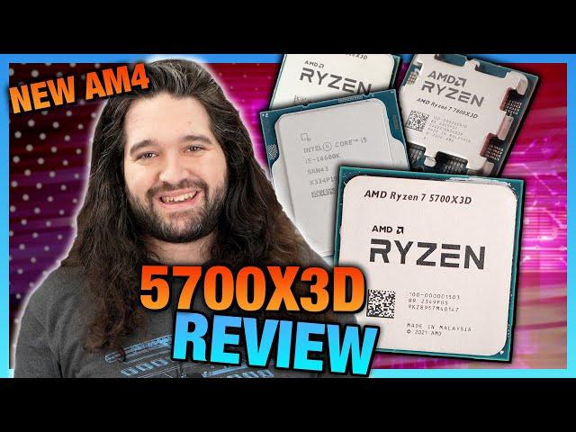 New AMD Ryzen 7 5700X3D CPU Review & Benchmarks vs. 5800X3D & More