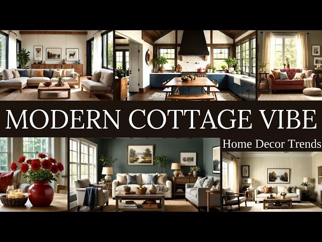 Modern Cottage Vibes: Blend Comfort with Contemporary Style