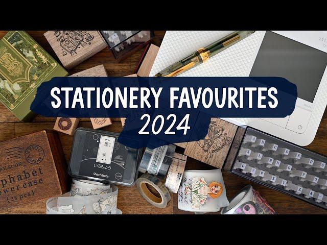 My Stationery Favourites for 2024 | Journaling & Planner Essentials | Rubber Stamps and PET Tape