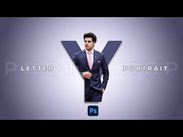 Amazing Letter Portrait in Photoshop | Photoshop Tutorial