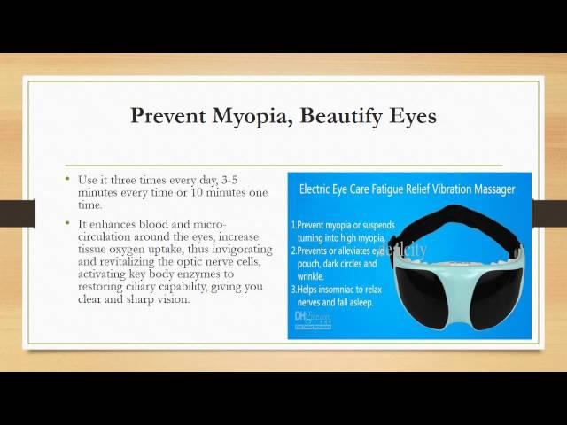 Electric Eye Care Fatigue Relief Vibration Massager