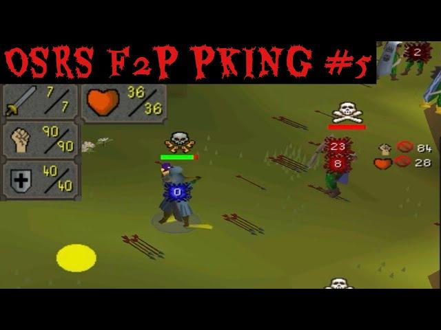 OSRS F2P PKING IRONMAN WITH 40 DEF *KILLING MACHINE* EPISODE 5